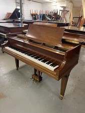 BALDWIN M BABY GRAND PIANO FANCY GRAIN WALNUT 5' 2" - BEAUTIFUL!