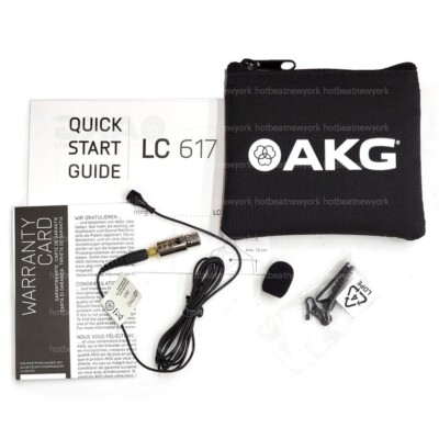 AKG LC617MD Reference Cardioid Condenser Lavalier Microphone Lapel 
