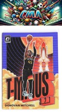 2021-22 Donruss Optic #5 Donovan Mitchell T-Minus 3...2...1 Purple