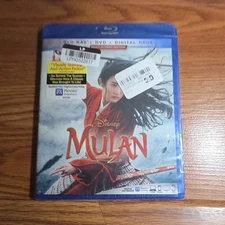 Mulan Live Action- Blu-ray- Multi-Screen Edition- New/Sealed