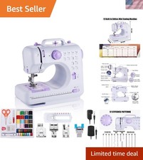 Mini Electric Sewing Machine with 12 Stitches...