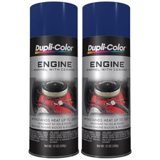 Duplicolor De1606 2-pack Engine Enamel Paint Ford Dark Blue 12 Oz Aerosol