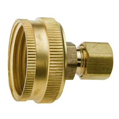 3/4 In. FHT X 1/4 In. O.D. Compression Brass Adapter Fitting