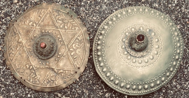 2 ARMENIAN WEDDING or CELEBRATORY Copper? Headpieces / Veil Pieces