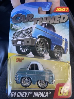 MGA Entertainment CarTuned Series 3 1:64 1964 Chevy Impala Blue Lowrider