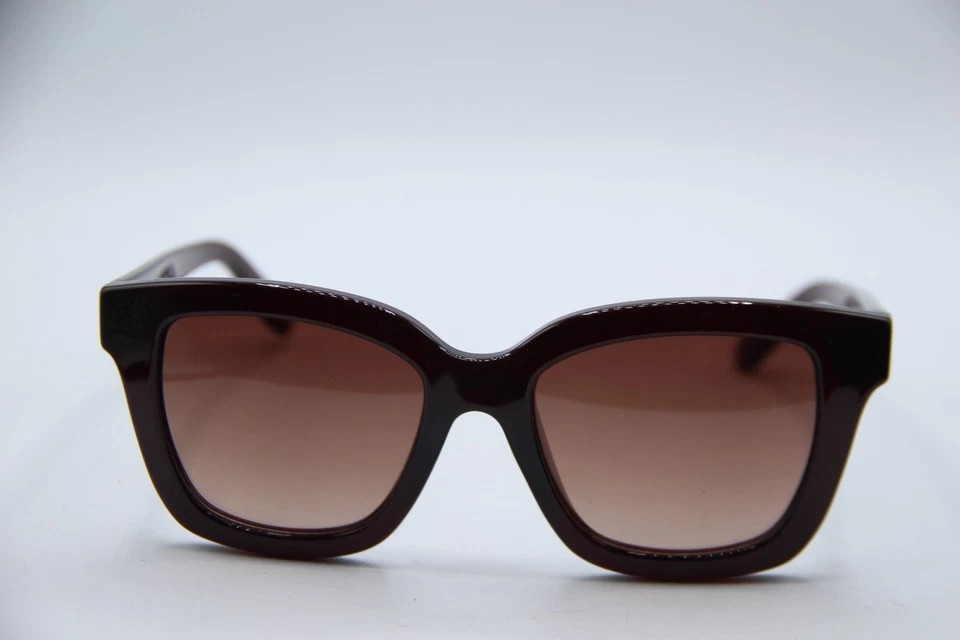 NOVO ÓCULOS DE SOL SALVATORE FERRAGAMO SF 955S 613 BORGONHA DEGRADÊ AUTÊNTICO 53-19 - Imagem 2 de 4