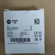 Allen-Bradley 100-C16D10 16 AMP 120VAC COIL IEC Contactor New Factory Sealed
