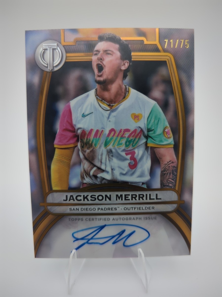 2025 Topps Tribute Jackson Merrill Certified Autograph Card #TA 