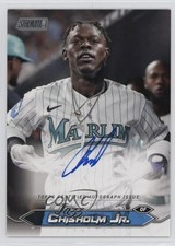 2024 Topps Stadium Club Jazz Chisholm Jr #SCBA-JCJ Auto 13kt