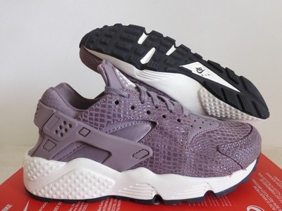 Nike Air Huarache Run Print Purple Smoke-Sail Womens Sz 5 [725076