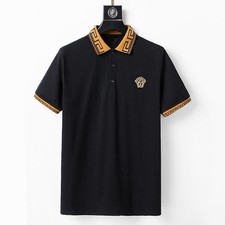 New Summer Men's Cotton Slim Fit Polo Shirt Short Sleeve Shirt Golf Short Sleeve