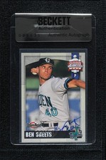 BAS 2000 Team Best Rookies Ben Sheets #51 Seal of Authenticity Auto 3c7