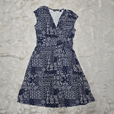 knee length dresses for ladies Rock & Roll Cowgirl Ladies Natural Eyelet Midi Dress BWD0R08108 main image 1