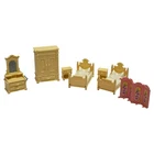 Furniture from Vintage Playmobil Victorian Mansion Master Bedroom Set 5321