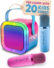 Move2Play, Karaoke Machine for Kids Includes 20 Kid Songs 2 Cotton Candy
