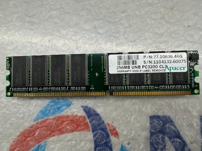 APACER 77.10636.46G 256MB PC3200 CL3