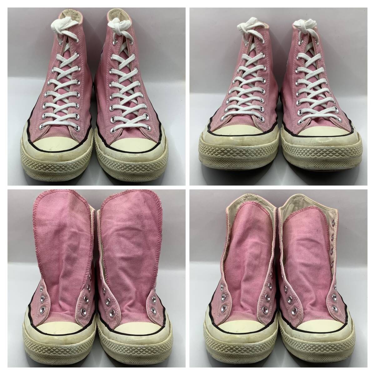 Rare Old Patch Converse Chuck Taylor CT70 High Cut Chateau Rose Pink 28cm US9.5 image 5