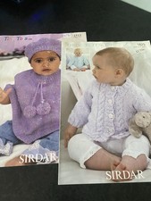 2 Sirdar Tiny Tots Knitting Patterns