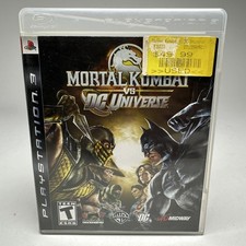 Mortal Kombat vs. DC Universe (Sony PlayStation 3, 2008) CIB w/ Manual