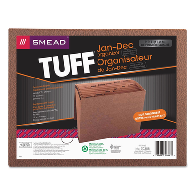 #ad #ad Smead TUFF Expanding File 12 Pockets Monthly Jan. Dec. Flap and Cord $731.71