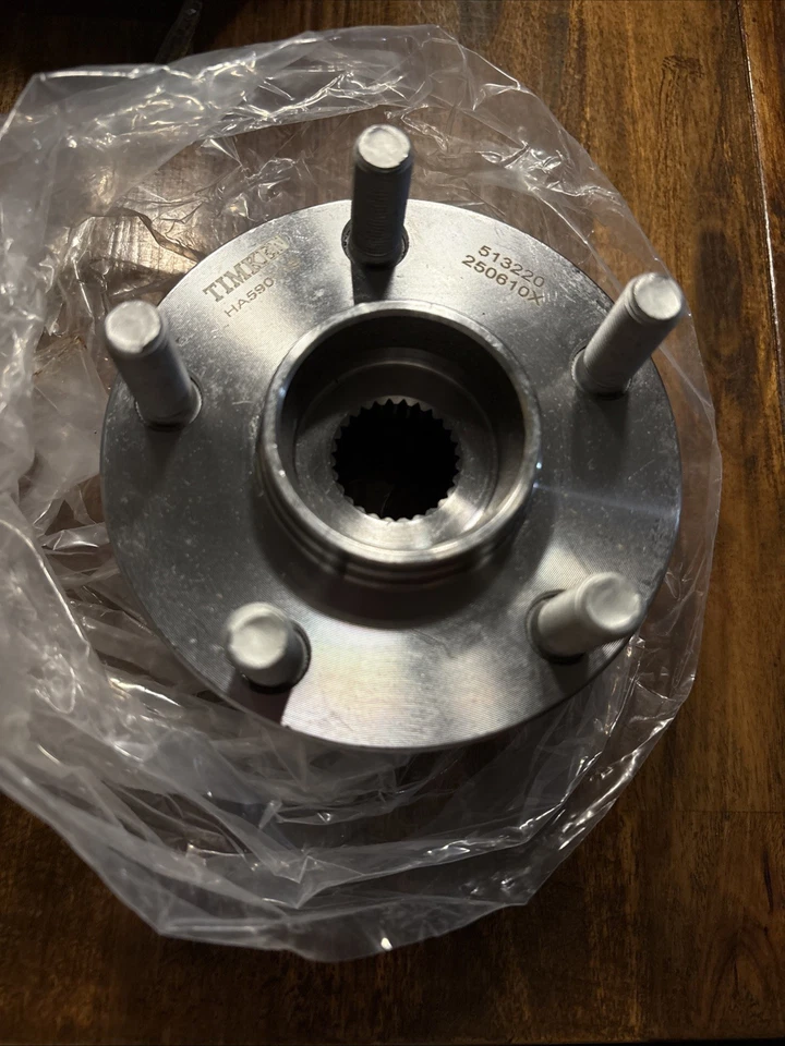 Cubo de rolamento de roda dianteira TIMKEN HA590118 para 05 -2014 Subaru Legacy Outback com ABS - Imagem 3 de 4