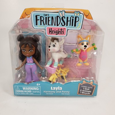 Friendship Heights Layla, Harmony & Penny Set With Bike And Accessories 