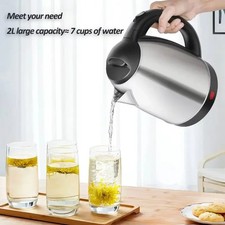 Electric Water Kettle New 2L Hot Water Kettle Stainless Steel Hot Boil Tea Maker