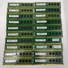  Lot of 20 4GB Micron DDR3 1600MHz PC3-12800U Desktop RAM Memory DIMM READ 