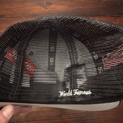 Supreme New Era Box Logo Mesh Back Fitted Hat Black Sz 7 1/8 NEW