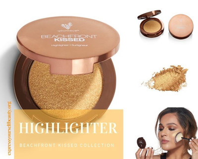 NIB Younique Limited Edition Beachfront Kissed Powder Highlighter *Belize*