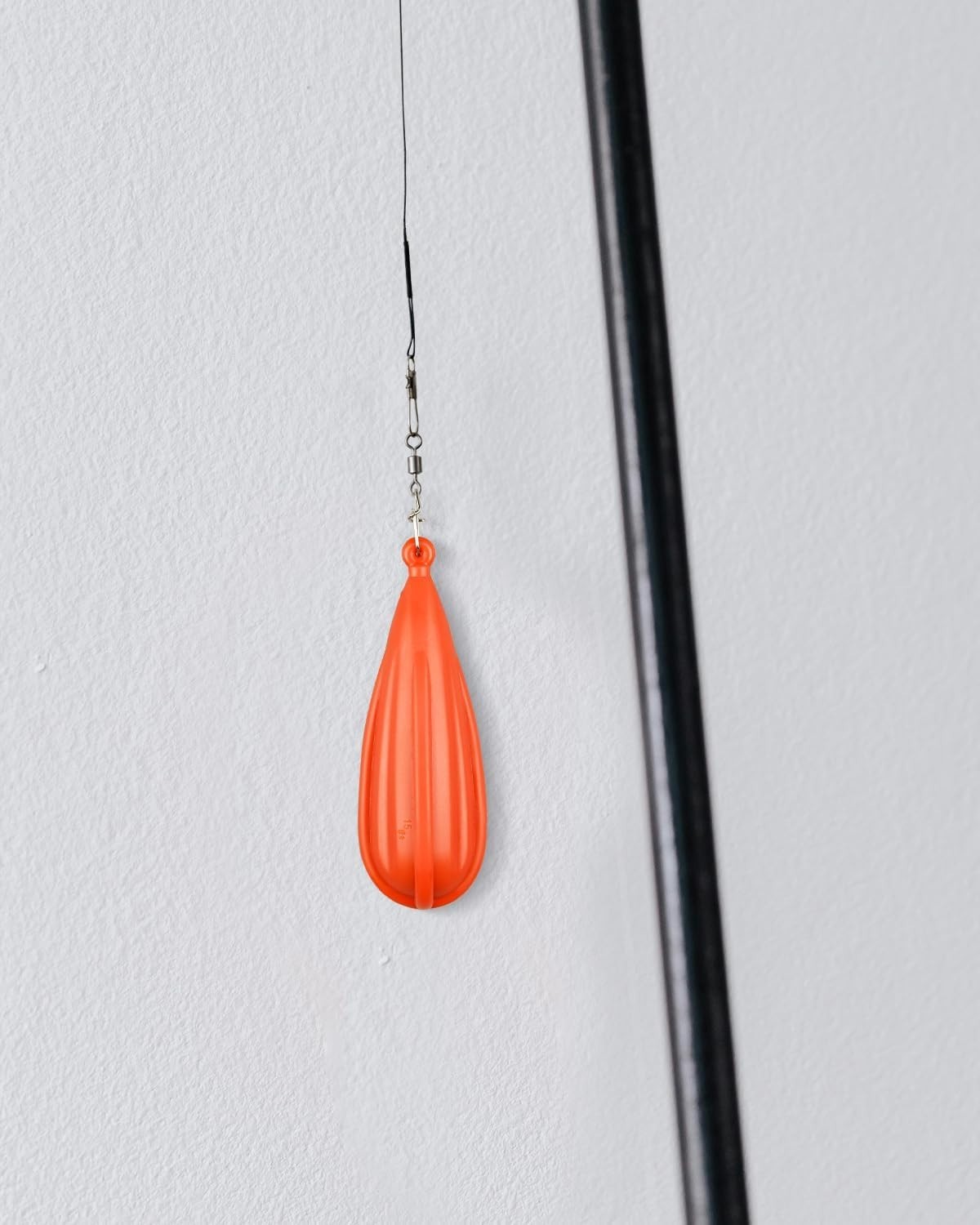 6 PCS Fishing Practice Plugs - 6 Mixed Sizes Orange Bait Casting Practice Plug, - Image 2