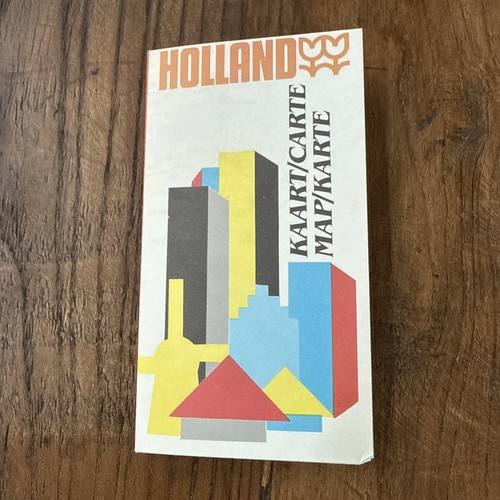 Vintage Holland Map/Travel Guide 1985 KAART Netherlands National tourist Office