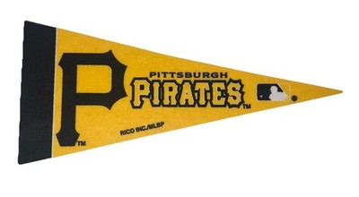 Pittsburgh Pirates Mini Pennant 4 x9  MLB Baseball Felt Flag Older Version- New