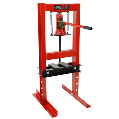 #ad 6 Ton Hydraulic Shop Press h Frame Garage Press with Pressure Gauge Heavy Duty $198.99