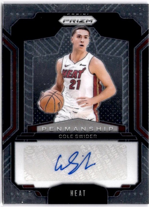 2024-25 Panini Prizm #PNM-CSH Cole Swider Penmanship