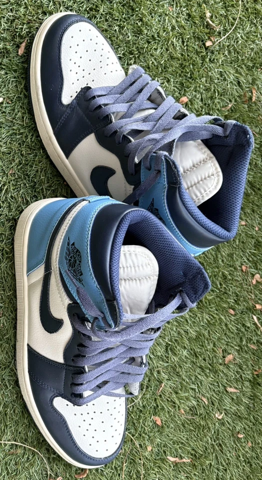 Обсидиан высокий оригинальный ретро Jordan 1 размера 8 не бывший в обращении 2019 - Изображение 2 из 4