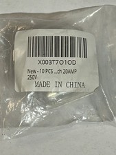 10 pcs CERAMIC Fast Blow Fuse 250V Glass Fuses 5x20mm 5 x 20 mm 20Amps