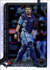 2025 Topps Update Tyler Heineman #US91 Rainbow Foil Toronto Blue Jays 5B