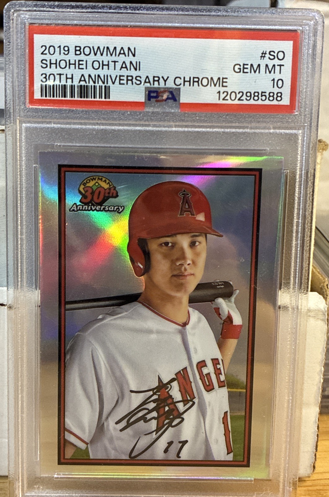 Shohei Ohtani 2019 Bowman #B30-SO 30th Anniversary Chrome Price