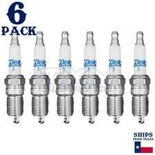 6 Pack GM ACDelco #3 RAPIDFIRE Platinum Spark Plugs