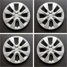 New Wheel Covers Hubcaps Replacements Fits 14-18 Toyota Corolla L/LE 15In Silver