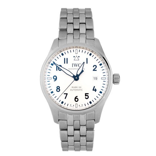 IWC Pilot's Watch Mark XX Stainless Steel Silver Dial 40mm IW3...