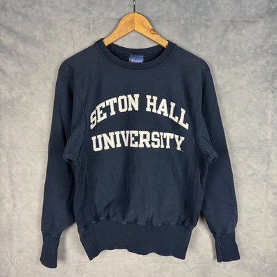 Vintage Champion Reverse Weave Sweatshirt Mens Small Seton Hall University