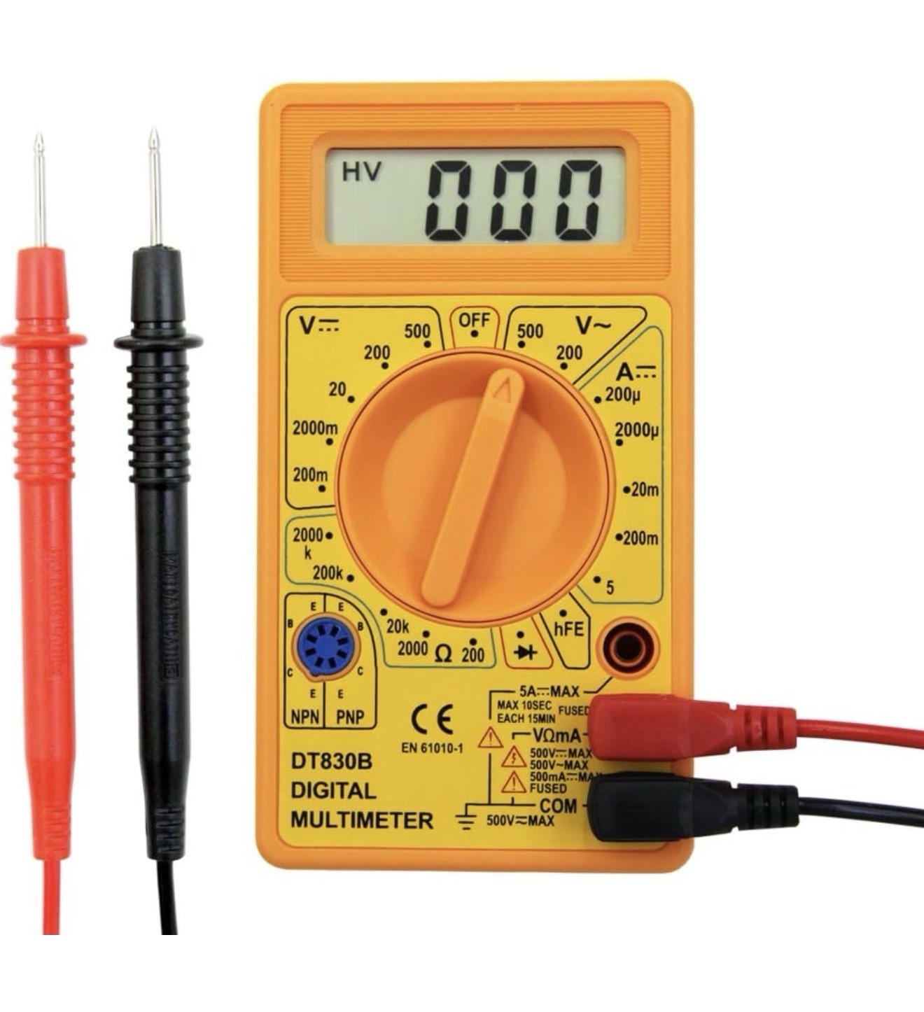 Multimètre digital Electraline à 19 calibres pour contrôler vos circuits