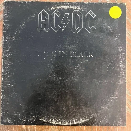 AC/DC -Back In Black - VG++ Vinyl LP - 1980 SD 16018 Masterdisk RL Ludwig