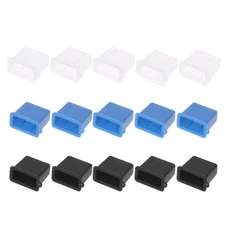 5Piece/ Pack Plastic USB Male Anti-dust Plug Stopper Cap Cover Protector Lids