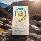 New  2x4” Holy Card Veronica’s Veil  W Golden Arrow Prayer  — photo 1