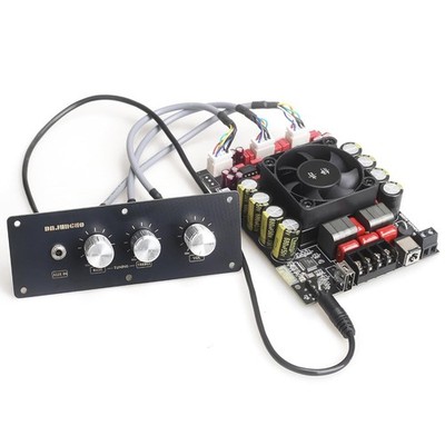 T220HS-W Power Amplifier Board 2.0 Channel 220W×2 with Treble and Bass, 12V-36V