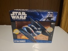 2010 Hasbro Star Wars The Clone Wars Hyena Bomber Space Ship