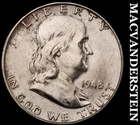 1948-D Silver Franklin Half Dollar - Scarce  High Grade  Lustrous  #G9444